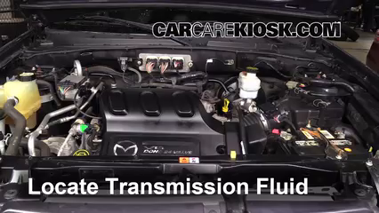 2006 Mazda Tribute S 3.0L V6 Transmission Fluid Check Fluid Level